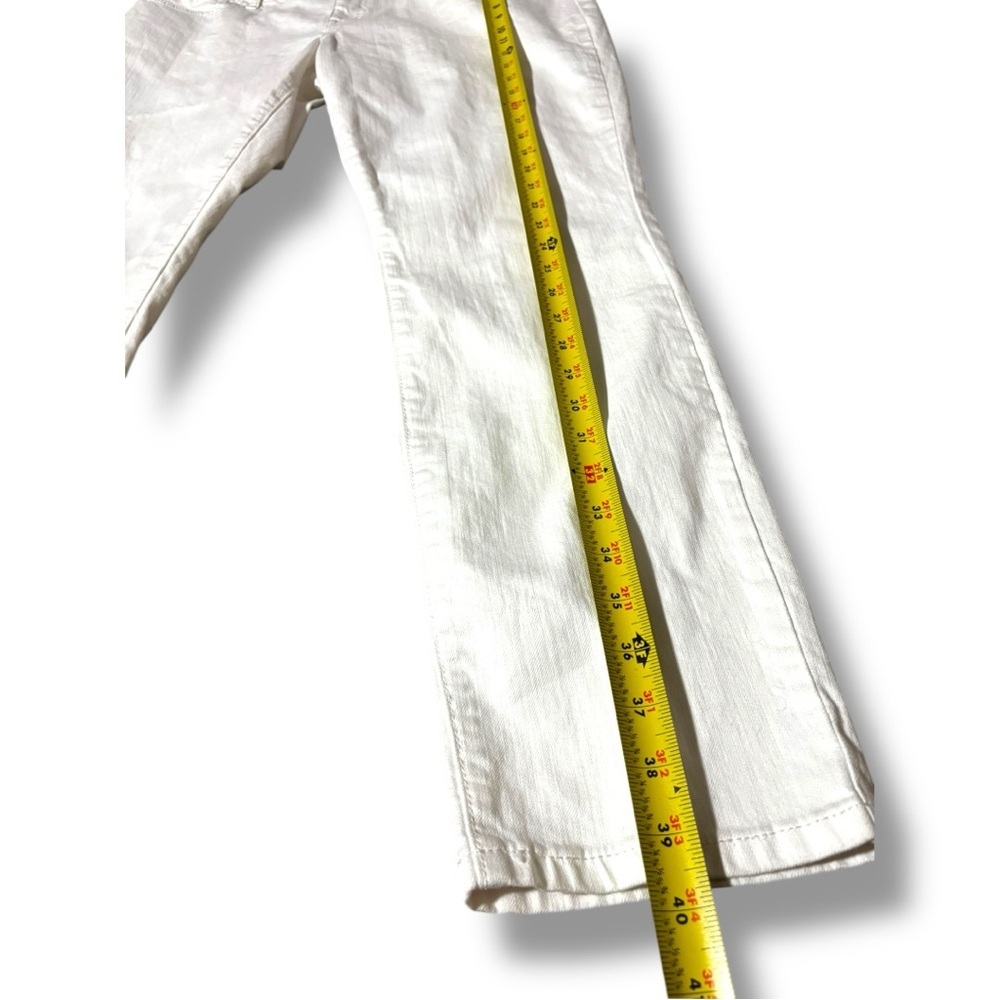 Tommy Hilfiger Women's Bright White Denim High Rise Tapered Size 16 Skinny Jeans - Picture 12 of 16